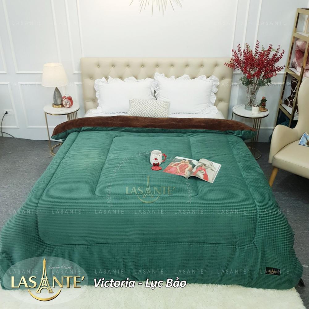 Chăn lông cừu VICTORIA (màu lục bảo)